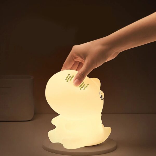 Silicone Dinosaur Night Light With USB