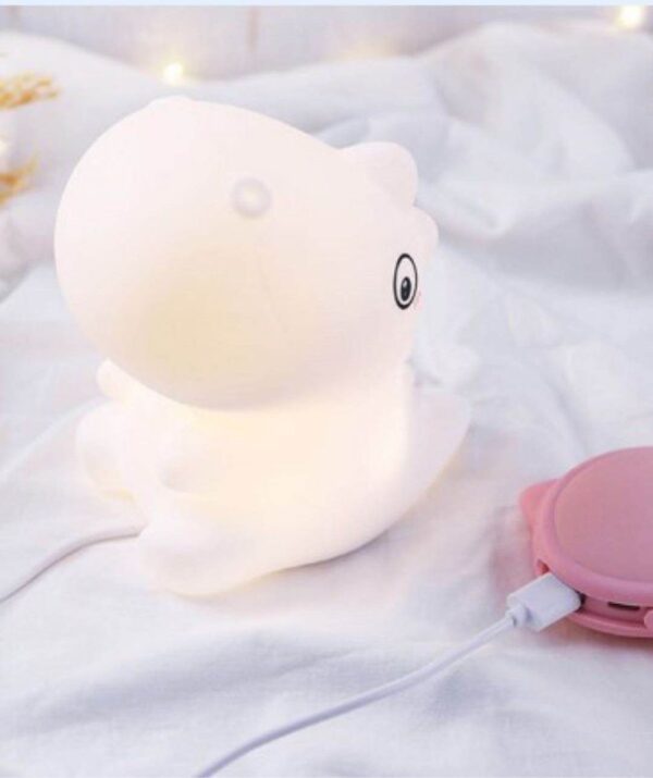 Silicone Dinosaur Night Light With USB