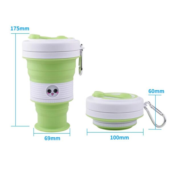 Collapsible Travel Mug Green