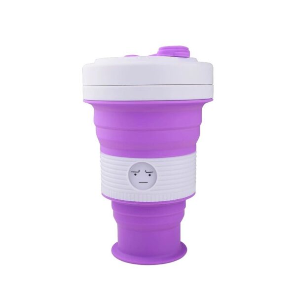 Collapsible Travel Mug Purple