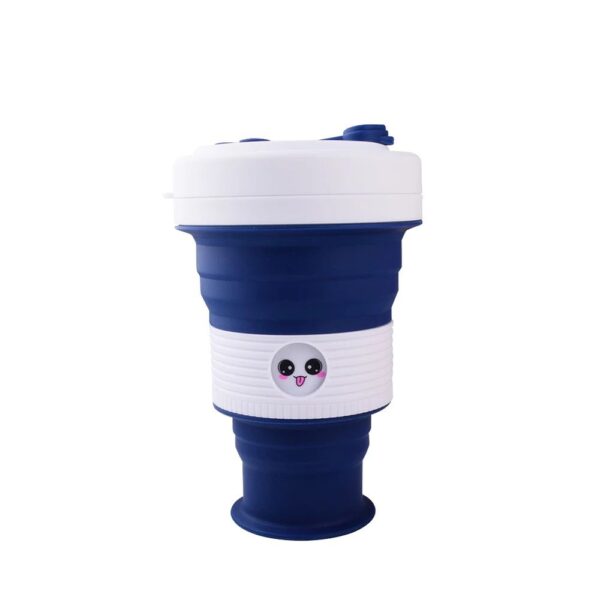 Collapsible Travel Mug Blue